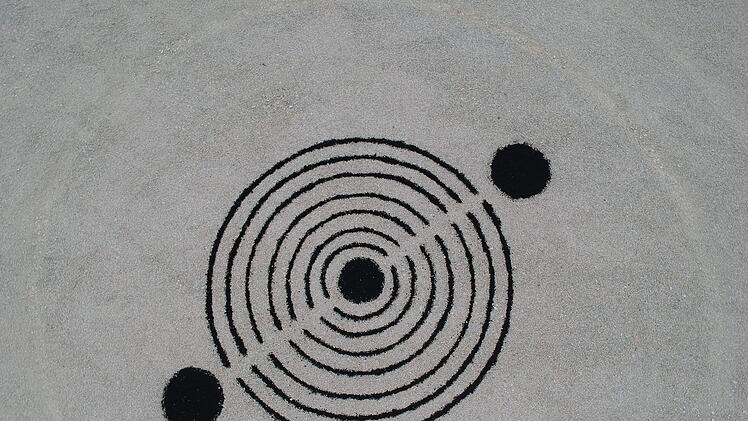 Soundwerkstatt, Ø 720 cm, Gartenerde (schwarz)