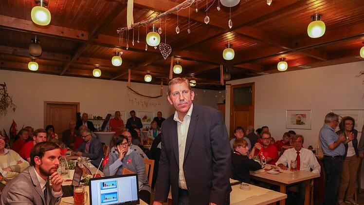 Andreas Schwarz (rechts)  erlebte in Strullendorf einen Abend mit gemischten Gefühlen. Barbara Herbst