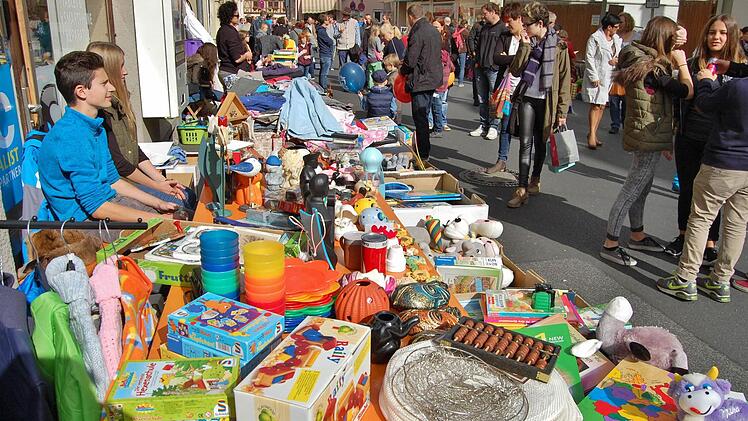 Beim Herbst- und Kinderstadtmarkt. Foto: Sigismund von Dobschütz