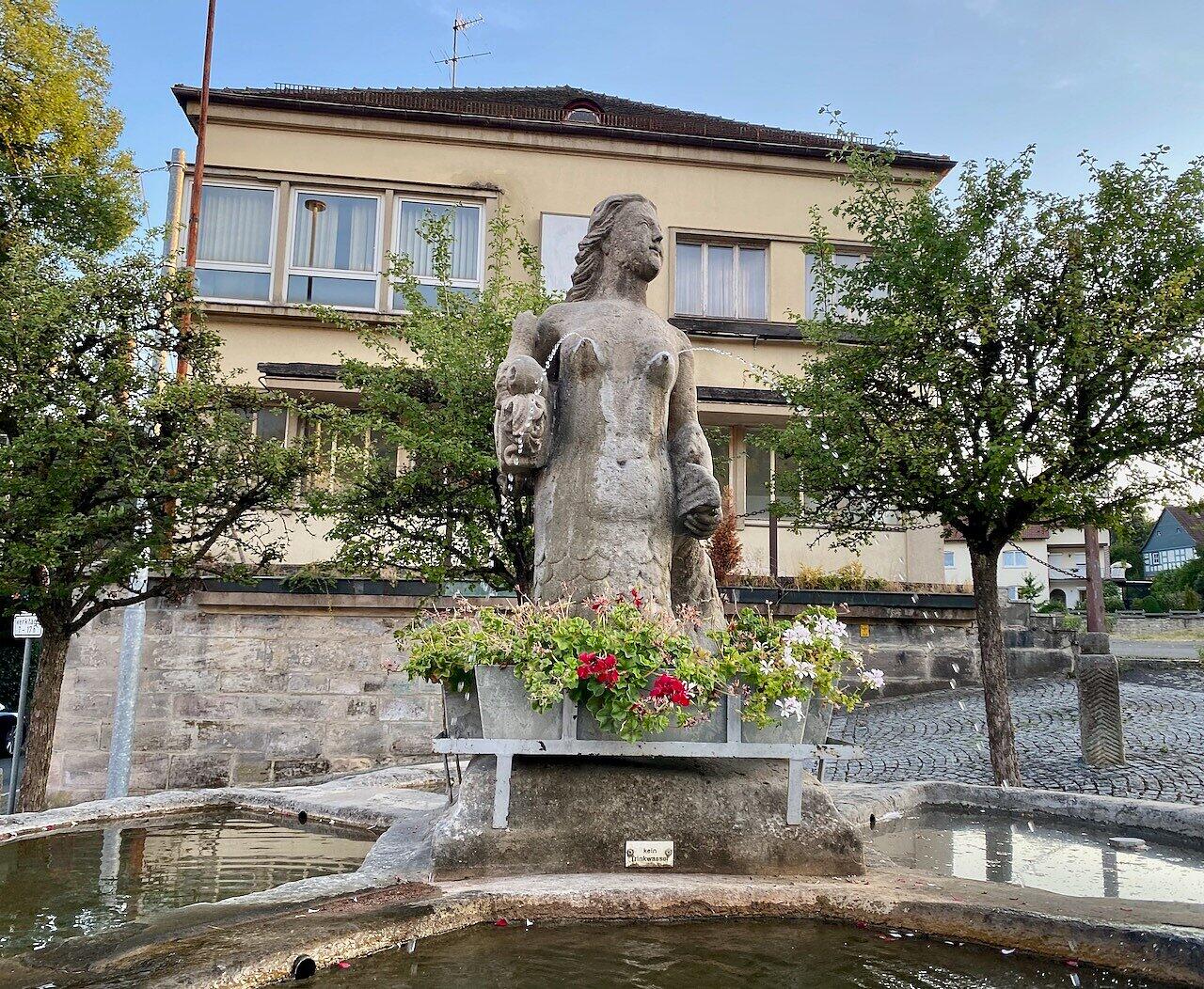 Brunnen in Kronach Wenn aus dem Brunnen Bier sprudelt