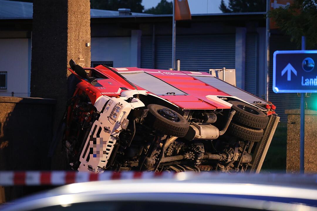 Unfall mit Feuerwehr-Auto in Coburg: Ein Toter