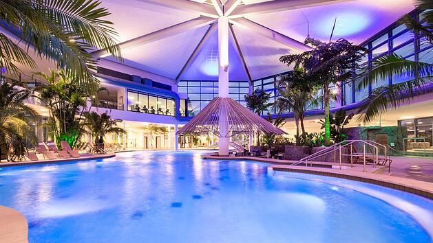 In der Therme Siebenquell in Wei&szlig;enstadt kann man in die verschiedenen Epochen der Badekultur eintauchen. Foto: Therme Siebenquell Wei&szlig;enstadt