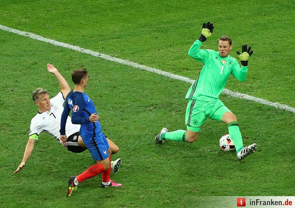 e bittere Niederlage der Deutschen