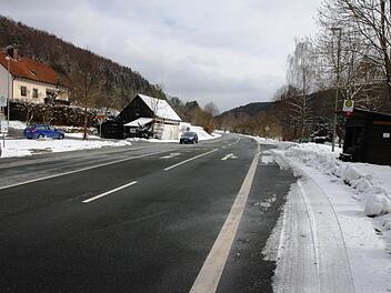 Der neuralgische Punkt an der Staatsstraße in UntertrubachFoto: Galster