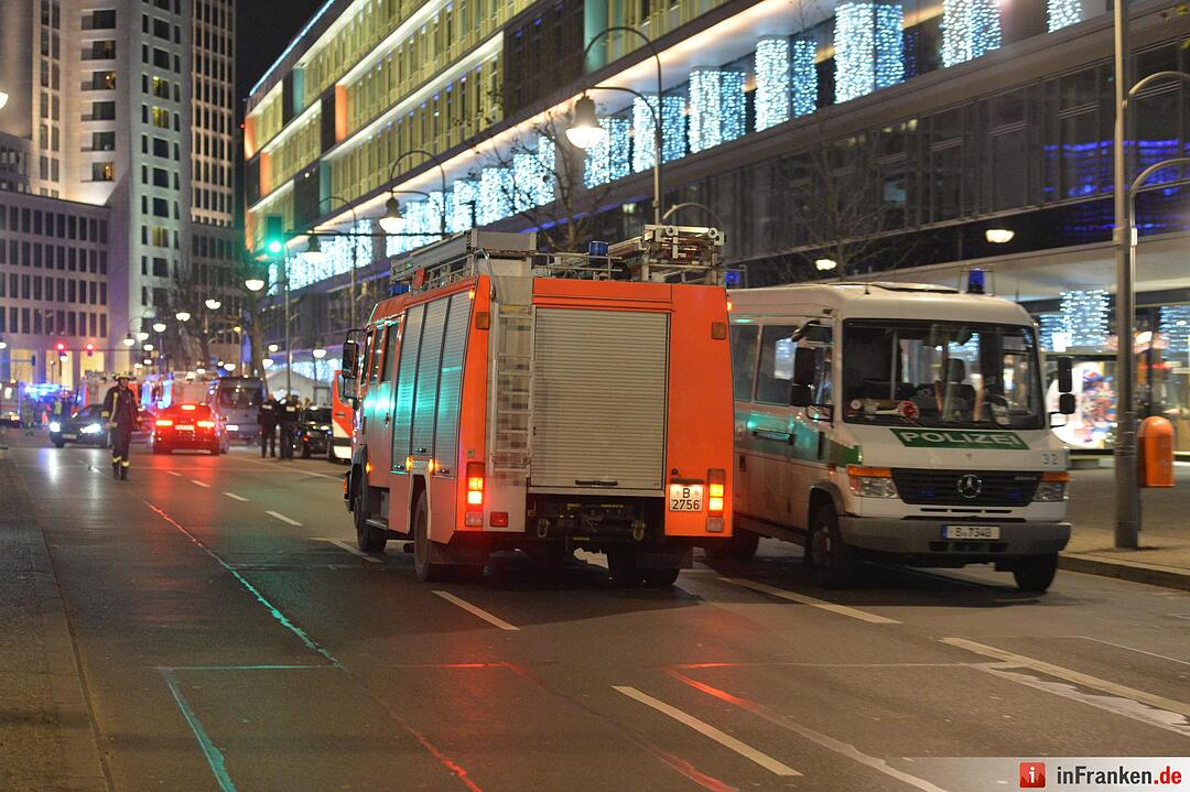 Möglicher Anschlag mit Lastwagen auf Weihnachtsmarkt