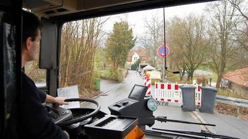 Besonders knifflig ist es für die Stadtbusfahrer am engen und steilen Gustav-Freytag-Weg. Foto: CT-Archiv/Oliver Schmidt