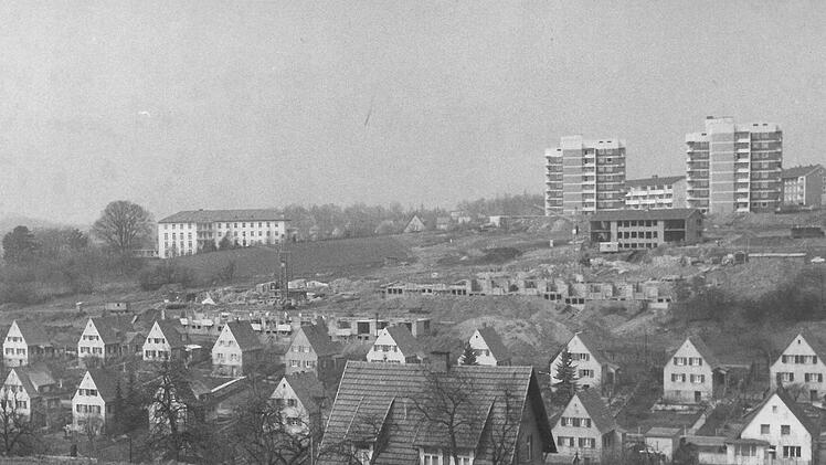 Blick auf den Ketschendorfer Hang in Coburg im Jahr 1965Foto: CT-Archiv