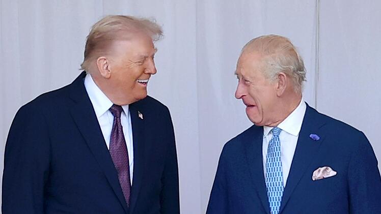 US-Präsident Trump besucht Großbritannien