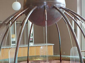 Um sie drehte sich alles: Die "Stahlquelle" von Bad Bocklet. Fotos: Björn Hein