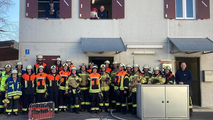 Gruppenbild der Teilnehmer am Übungstag in Oberbayern.
