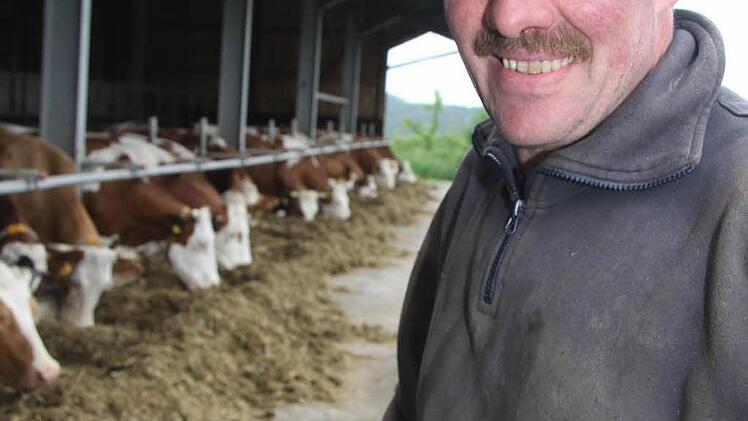 Eine knifflige Angelegenheit ist die Aufrechterhaltung der Wasserversorgung für Landwirt Thomas Weiß.