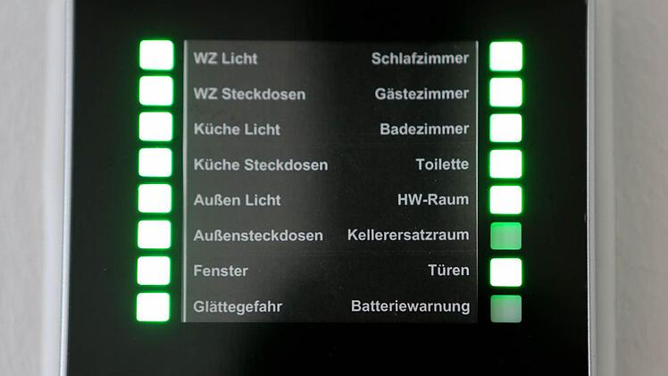 Eine mögliche Gefahrenquelle würde auf dem Monitor rot leuchten.