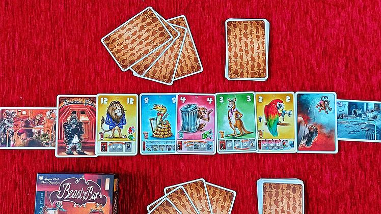 Spiele-Test "Beasty Bar": Tierisches Kartenspiel