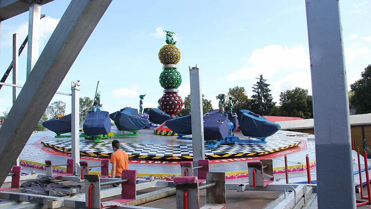 Abbau beim Freischießen. Foto: Marco Meißner