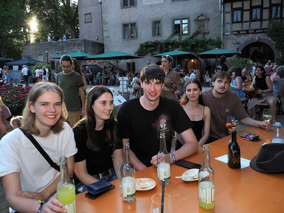 Das Fest fand im Schlosspark statt.