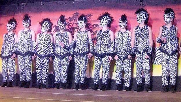 Zebras! Die SLRG-Minis beim Fasching in Teuschnitz