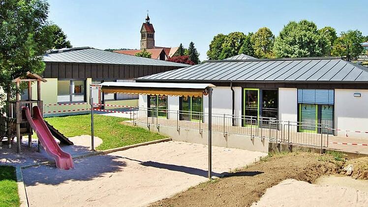 Generalsaniert und umgebaut: Der Kindergarten St. Laurentius in Reiterswiesen.