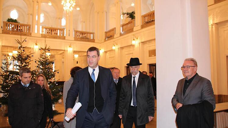 Eindrücke vom Besuch Söders. Foto: Ralf Ruppert