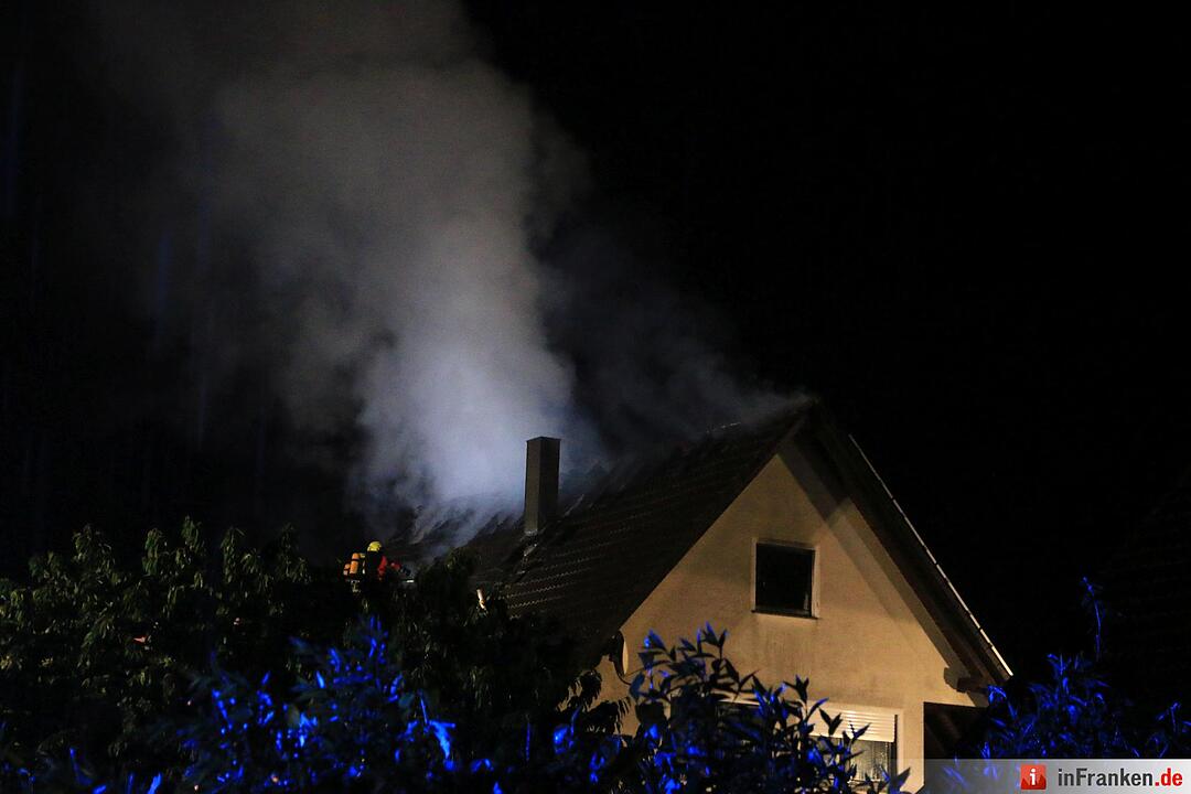 Blitzeinschlag in Gernach