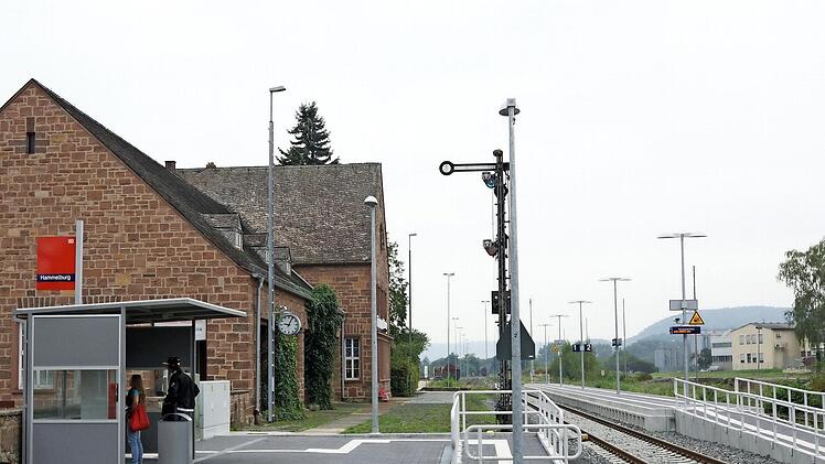 Der Bahnhof in Hammelburg nach dem Umbau. Foto: Arkadius Guzy