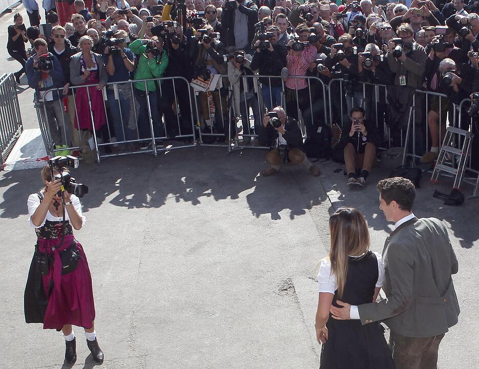 Wiesn-Besuch des FC Bayern München