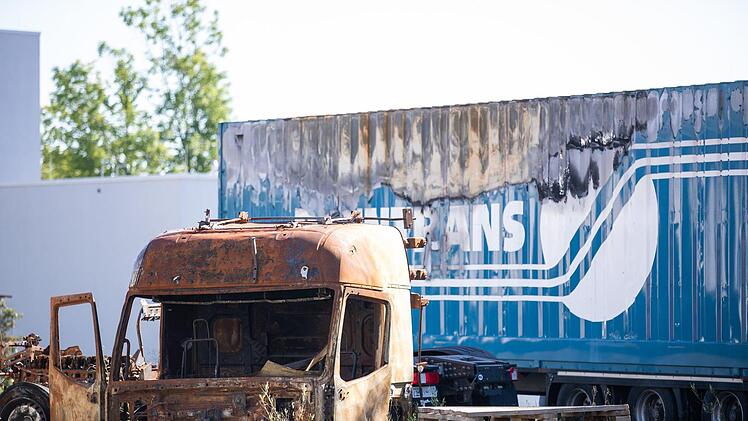 In seinem später ausgebrannten Lkw ermordete  Boujeema L. im Juni 2018 Sophia Lösche. Daniel Karmann, dpa