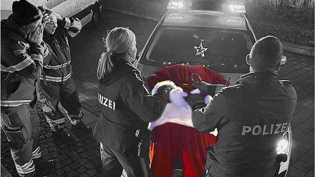 Festnahme vom Weihnachtsmann: Polizei Mittelfranken überrascht mit Weihnachts-Post