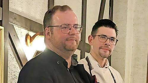 Spitzensommelier Maximilian Wilm (links) und Steffen Herdt.