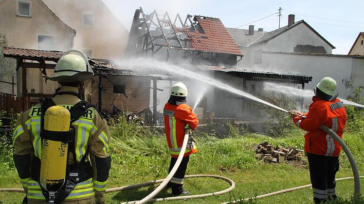 Großbrand in Hutschdorf Foto: Andreas Schmitt
