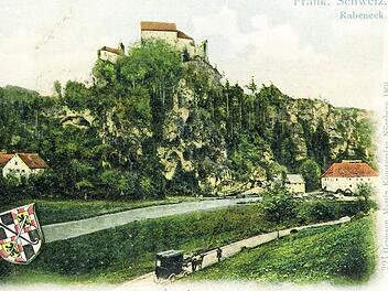 Das Rabenecker Tal auf einer Postkarte von 1901 Repro: Reinhard Löwisch
