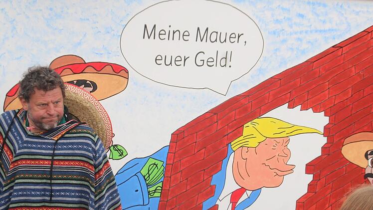 Trump und die mexikanische Mauer Werner Vogel