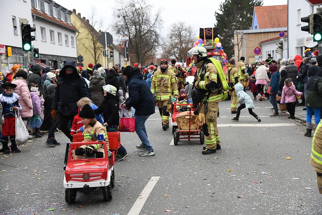 Faschingstreiben in der Gartenstadt.