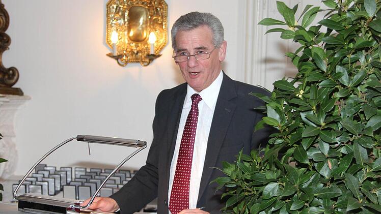 Landrat Marr bei seiner Ansprache