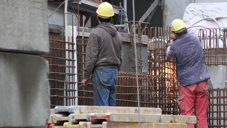 Hier wird geschweißt.