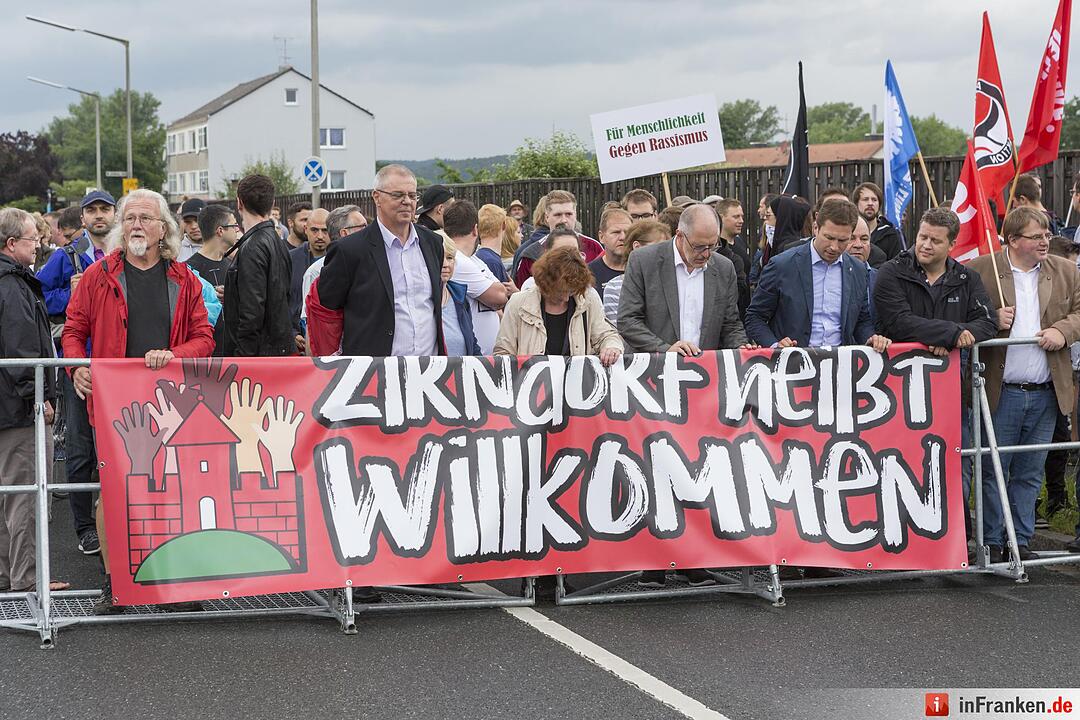 Demonstration gegen Rechts in Zirndorf