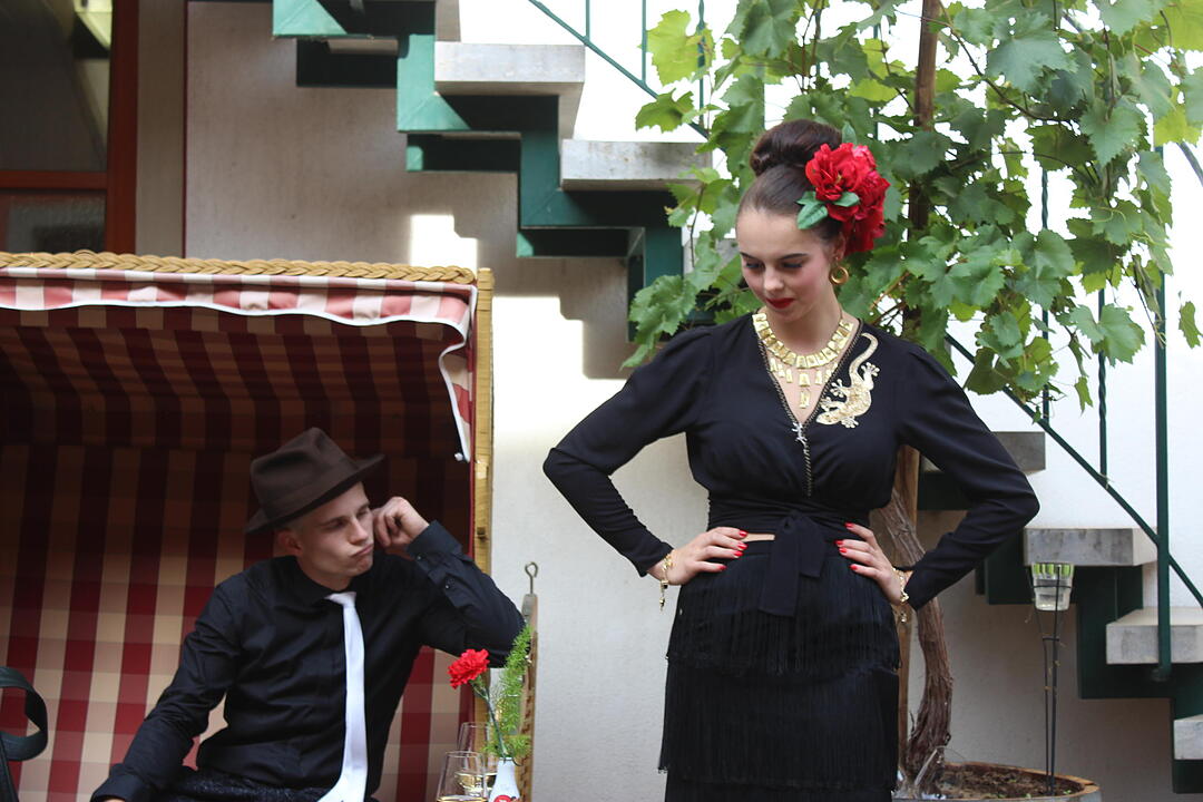 Modenschau im Freihof