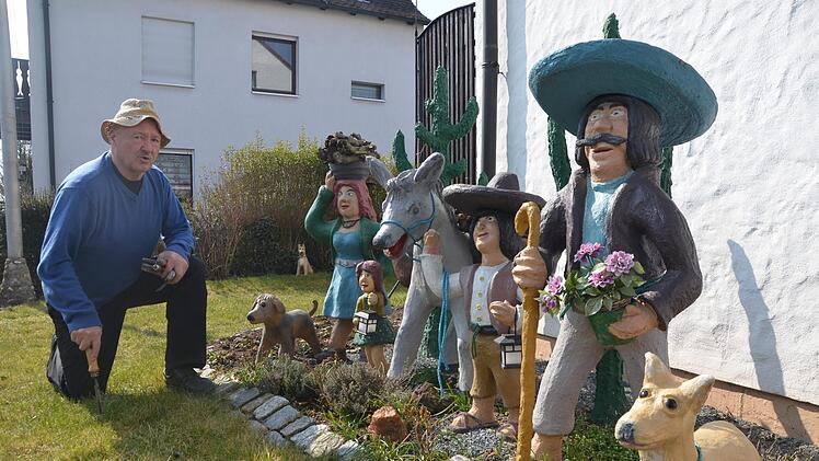 Die mexikanische Familie hat erst einmal einen neuen Anstrich gebraucht.  Foto: Bernhard Panzer