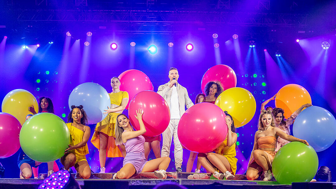 Florian Silbereisen feierte eine Riesenparty