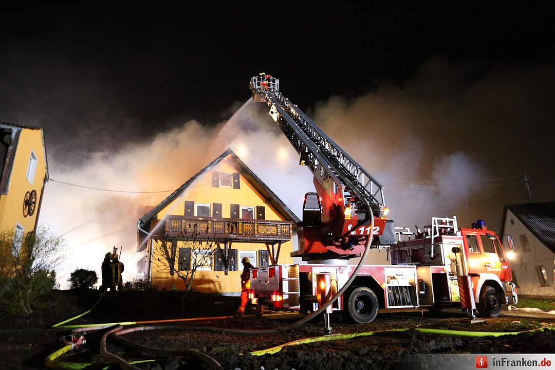 Brand in Kunreuth (Kreis Kulmbach)