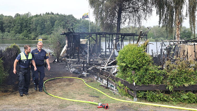 Brand auf Campingplatz