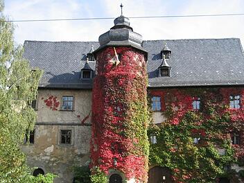 Das Schloss in guten Tagen.