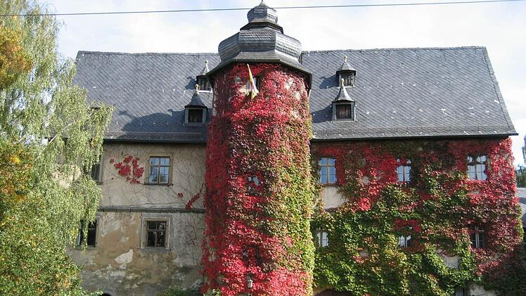 Das Schloss in guten Tagen.