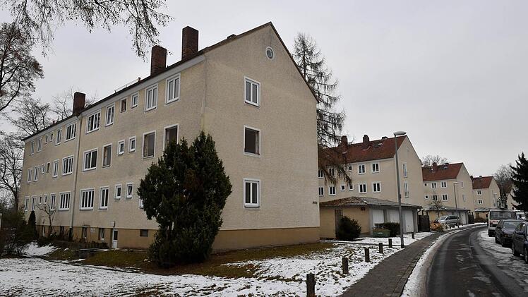Diese Mehrfamilienhäuser in der Mittelbachstraße in Bamberg werden in Kürze abgebrochen. An ihrer Stelle schafft die Bau-Genossenschaft für den Stadt- und Landkreis Bamberg neue Wohngebäude.Forto: Ronald Rinklef