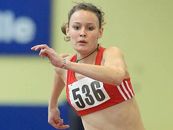 Erst im sechsten Durchgang übertraf Anna Dupke die Normweite für die DM und wurde mit 11,96 Metern Bayerische Meisterin.