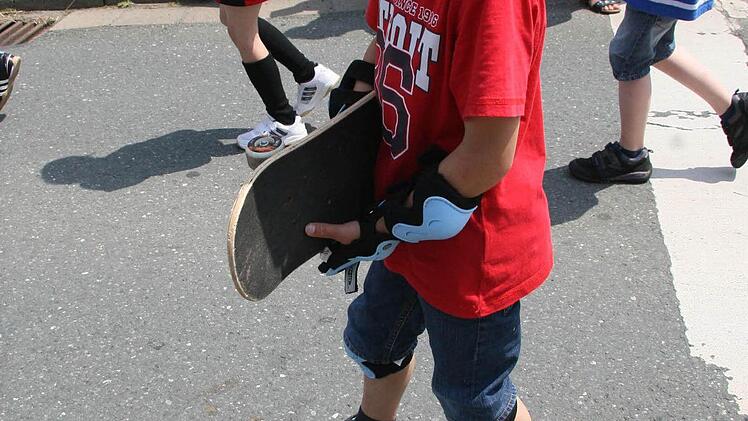 So ein Skateboarder ist einfach super-cool.