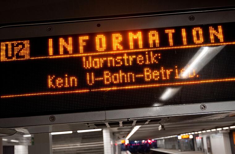 Warnstreiks im Nahverkehr werden am Samstag fortgesetzt