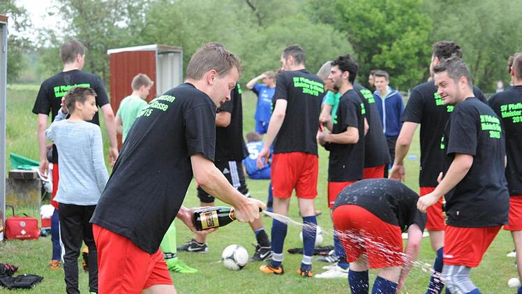 Der SV Pfaffenhausen ist Meister in der B-Klasse Rhön 2. Foto: Hopf
