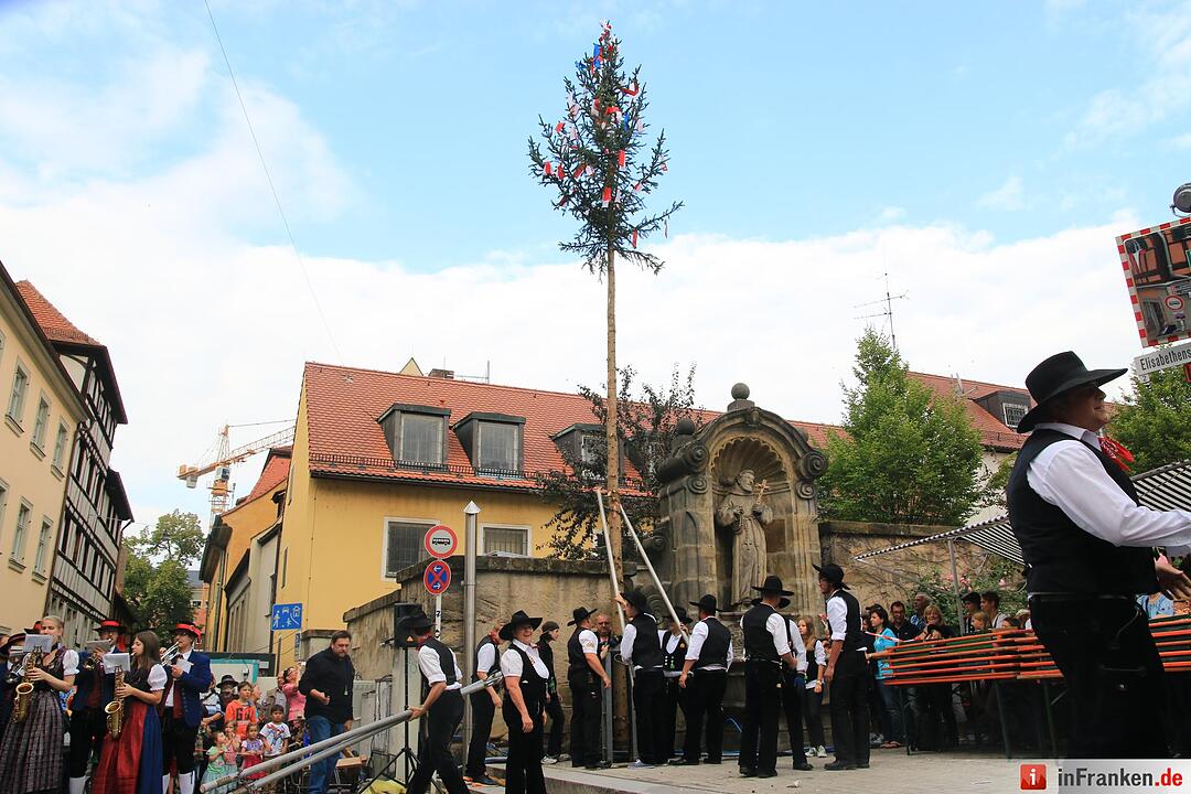 Sandkerwa 2015 - Kerwasbaum-Aufstellen