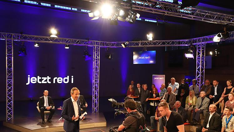 Die Fernsehsendung "Jetzt red i" war zu Gast in Kronach. Foto: Marian Hamacher