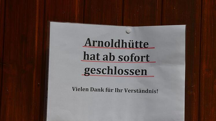 Öffnen wird die Arnoldhütte erst wieder, wenn ein neuer Pächter gefunden werden konnte.